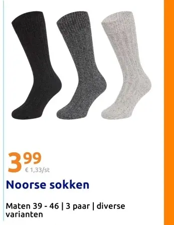 Aanbieding: Noorse sokken