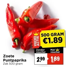Zoete Puntpaprika