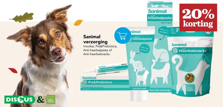 Aanbieding: Sanimal verzorging
