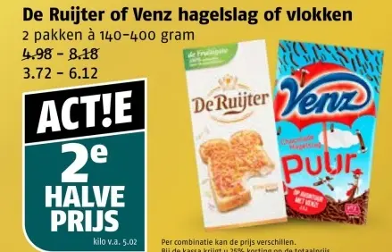 Aanbieding: hagelslag of vlokken