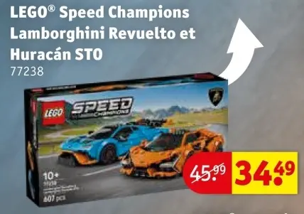 Offre: Speed Champions Lamborghini Revuelto et Huracán STO