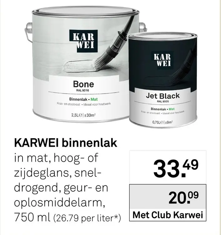 Aanbieding: KARWEI binnenlak