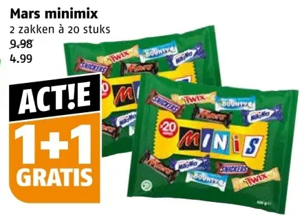 Aanbieding: Mars minimix