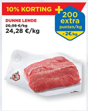 Aanbieding: Dunne lende