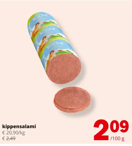 Promotie: Kippensalami