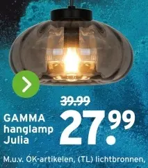 Aanbieding: hanglamp Julia