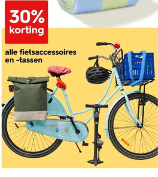 Aanbieding: alle fietsaccessoires en -tassen