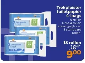 Aanbieding: Toiletpapier 4-laags