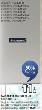 Aanbieding: FALSTER VERDUISTEREND ROLGORDIJN