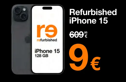 Promotie: Refurbished iPhone 15