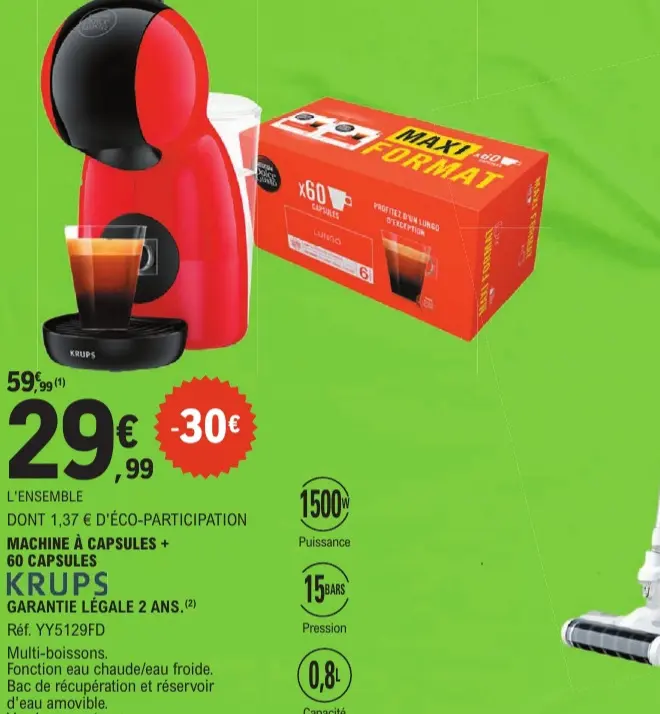 Offre: Machine à capsules