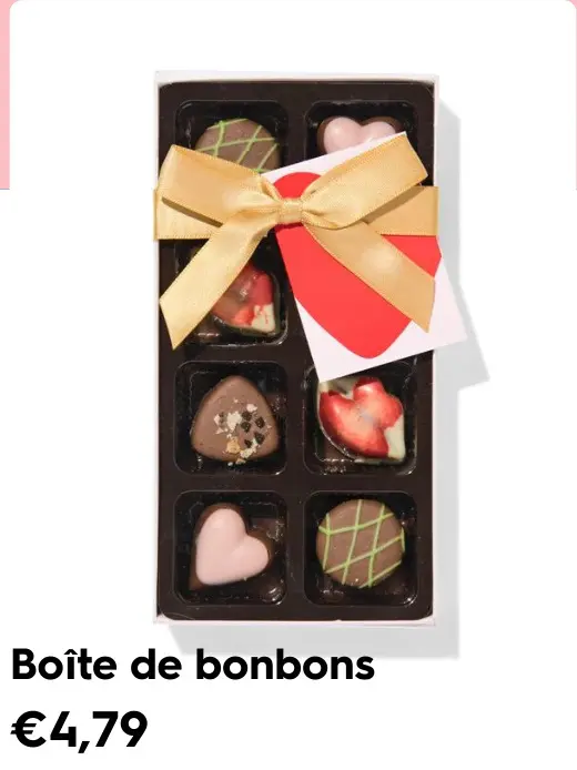 Offre: Boîte de bonbons