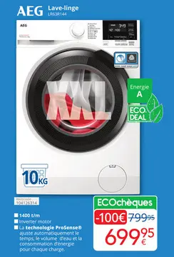 Offre: AEG Lave-linge