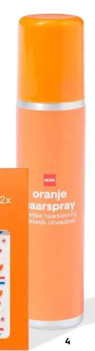 Aanbieding: Oranje haarspray