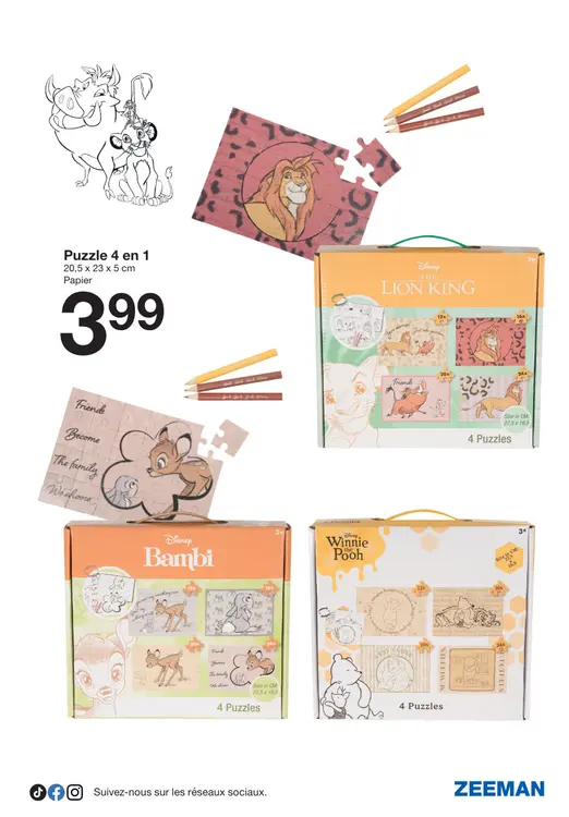 Offre: Puzzle 4 en 1