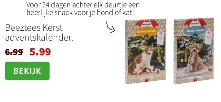 Aanbieding: Kerst adventskalender