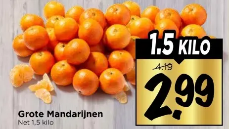 Aanbieding: Grote Mandarijnen