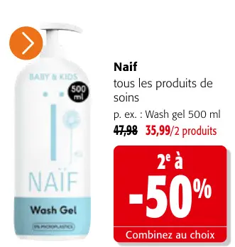 Offre: Produits de soins