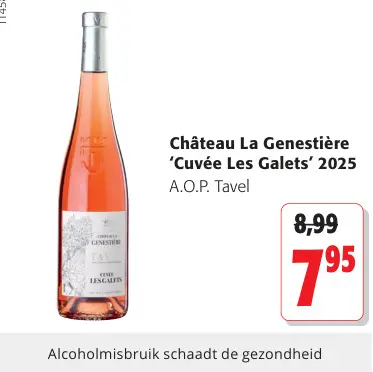 Promotie: Château La Genestière 'Cuvée Les Galets' 2025