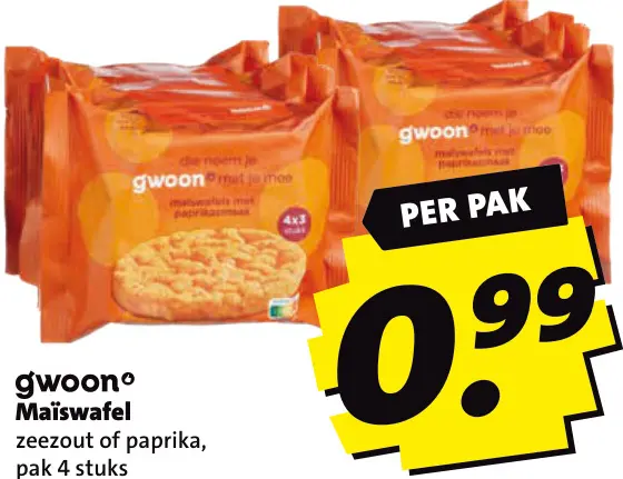 Aanbieding: Maïswafel