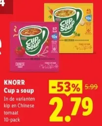 Aanbieding: Cup a soup