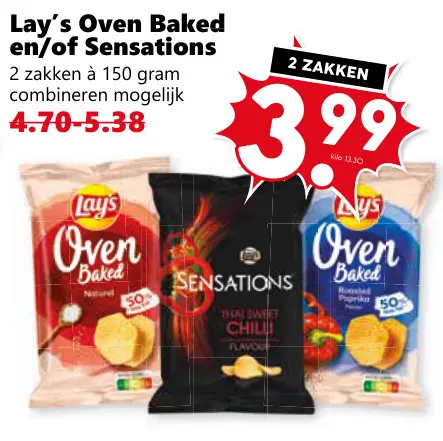 Aanbieding: Oven Baked en/of Sensations