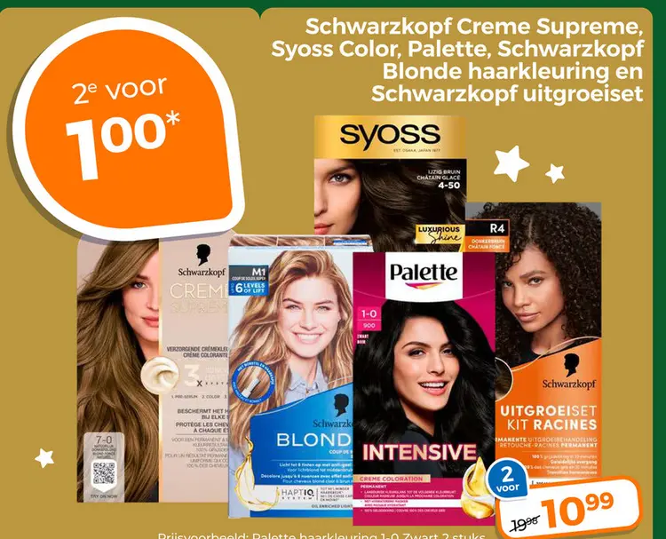 Aanbieding: Schwarzkopf Creme Supreme, Syoss Color, Palet