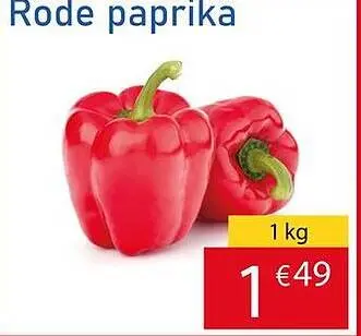 Aanbieding: Rode paprika