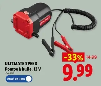 Offre: Pompe à huile