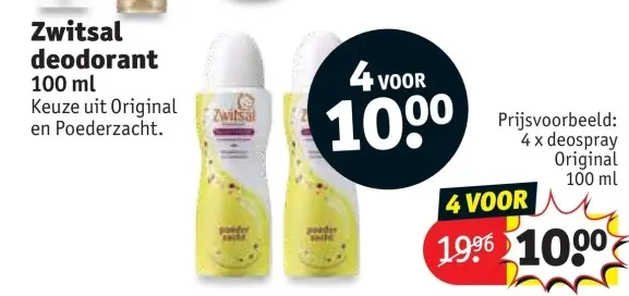 Promotie: Zwitsal deodorant