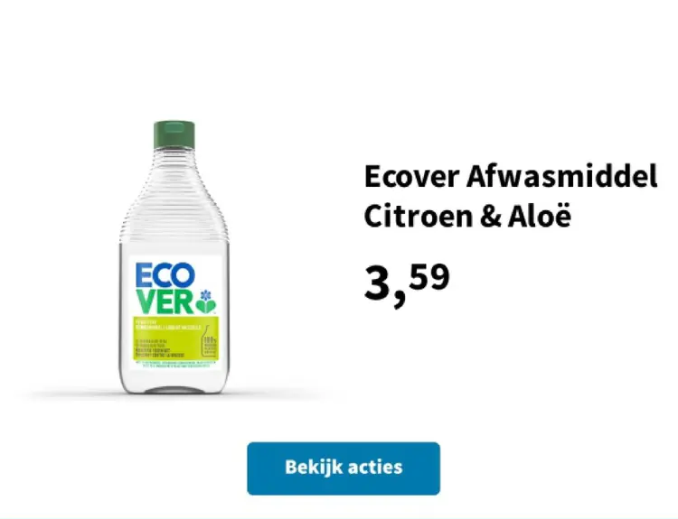 Aanbieding: Afwasmiddel Citroen & Aloë