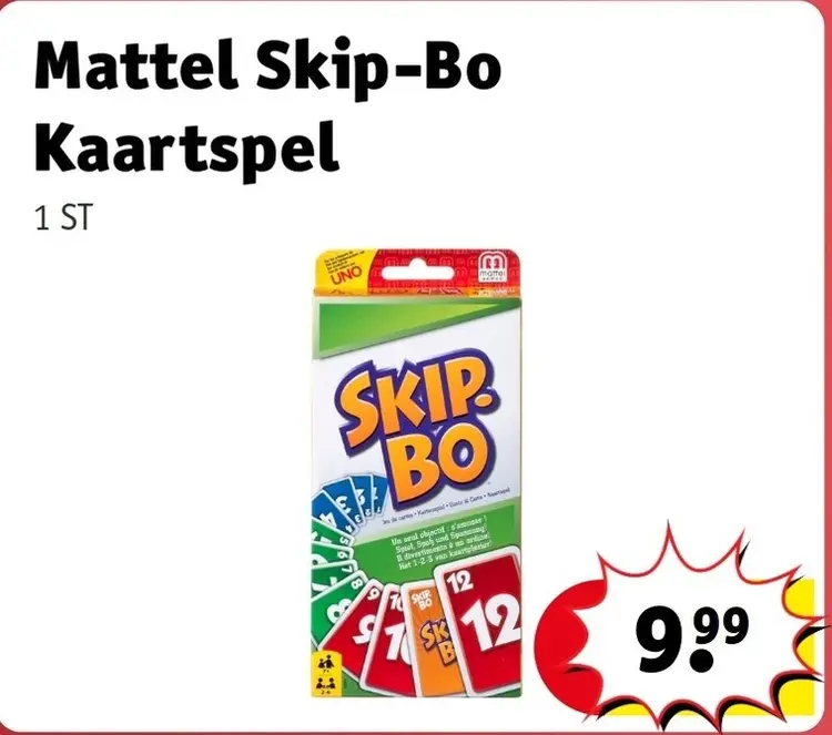 Aanbieding: Mattel Super Mario Uno