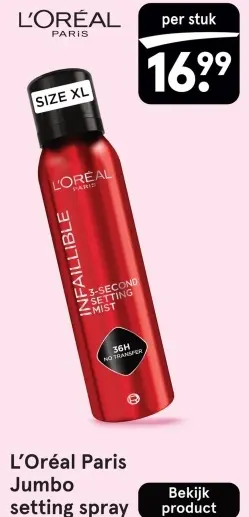 Aanbieding: Jumbo setting spray