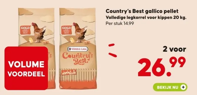 Aanbieding: Country's Best gallico pellet