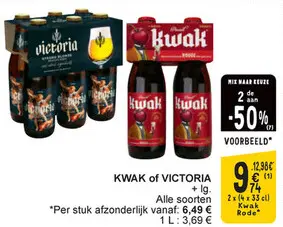 Aanbieding: KWAK of VICTORIA