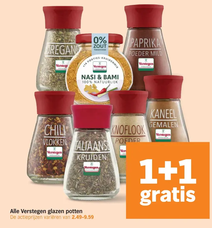 Aanbieding: Verstegen glazen potten