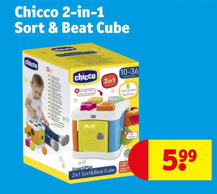 Promotie: 2-in-1 Sort & Beat Cube