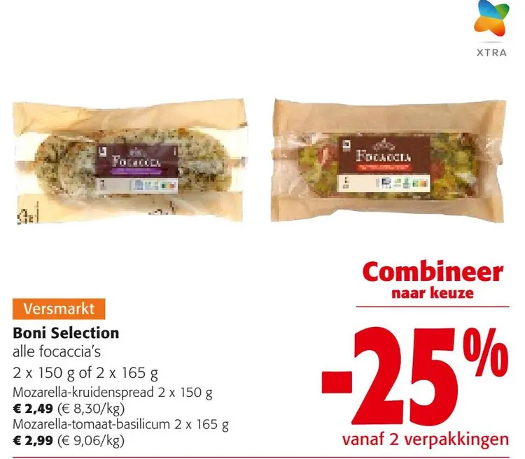 Aanbieding: Boni Selection alle focaccia's