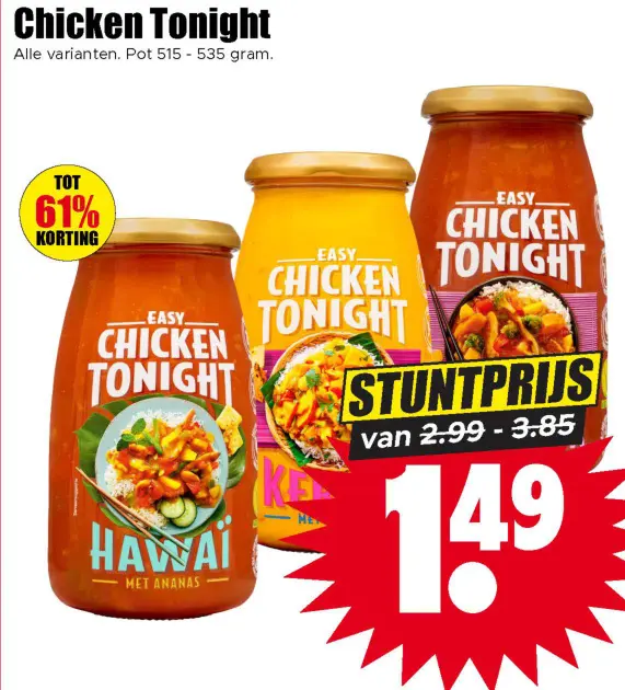 Aanbieding: Chicken Tonight