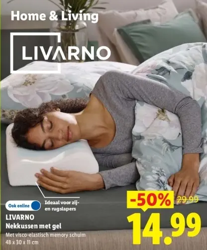 Aanbieding: Nekkussen met gel