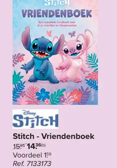 Offre: Stitch - Vriendenboek