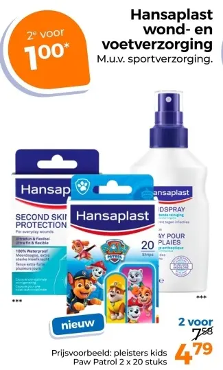 Aanbieding: Hansaplast wond- en voetverzorging