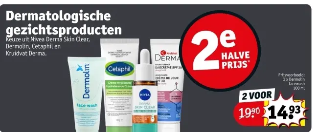 Promotie: Dermatologische gezichtsproducten