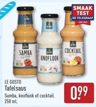 Aanbieding: Tafelsaus