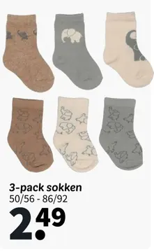 Aanbieding: 3-pack sokken