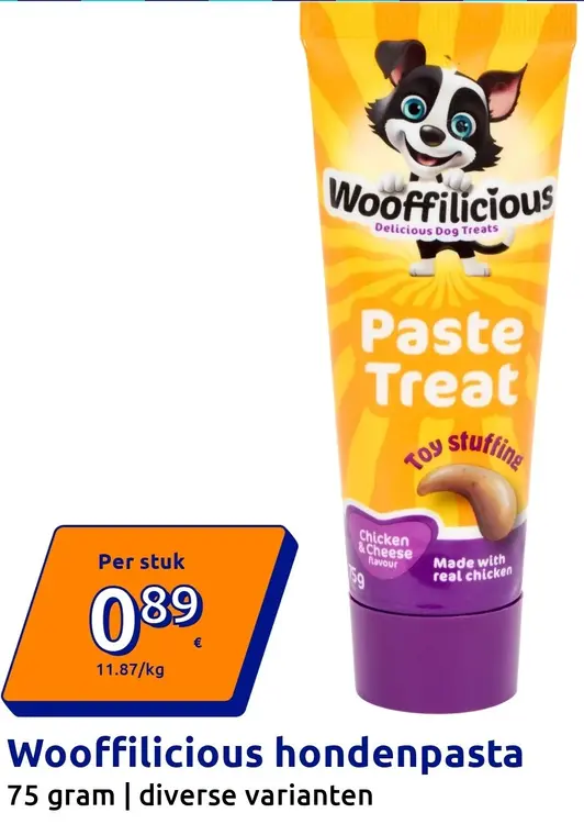 Aanbieding: Wooffilicious Hondenpasta