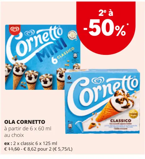 Offre: Cornetto