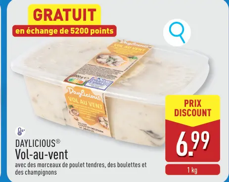 Offre: Vol-au-vent