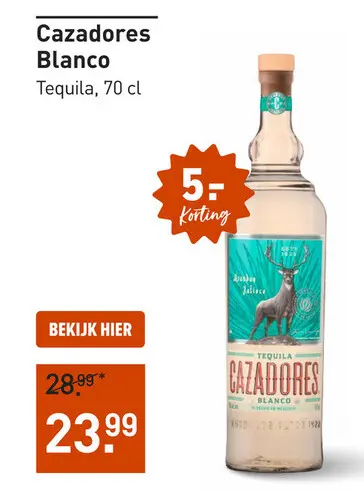 Aanbieding: Cazadores Blanco