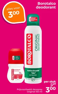 Aanbieding: Borotalco deodorant